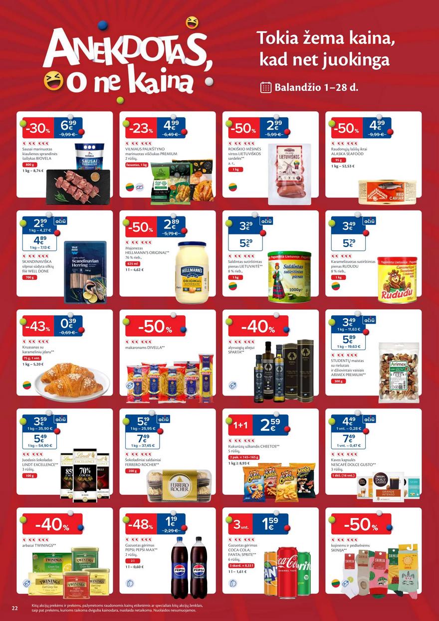 Maxima savaitinis leidinys 15 akcijos nuo 
  2025-04-08 iki 
  2025-04-14 | Leidinukas.lt puslapis 22