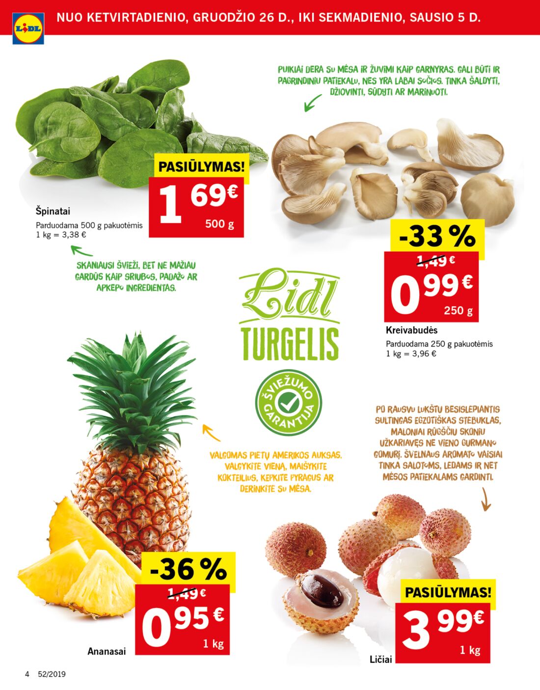 Lidl savaitinis leidinys akcijos nuo 
  2019-12-26 iki 
  2019-12-31 | Leidinukas.lt puslapis 4