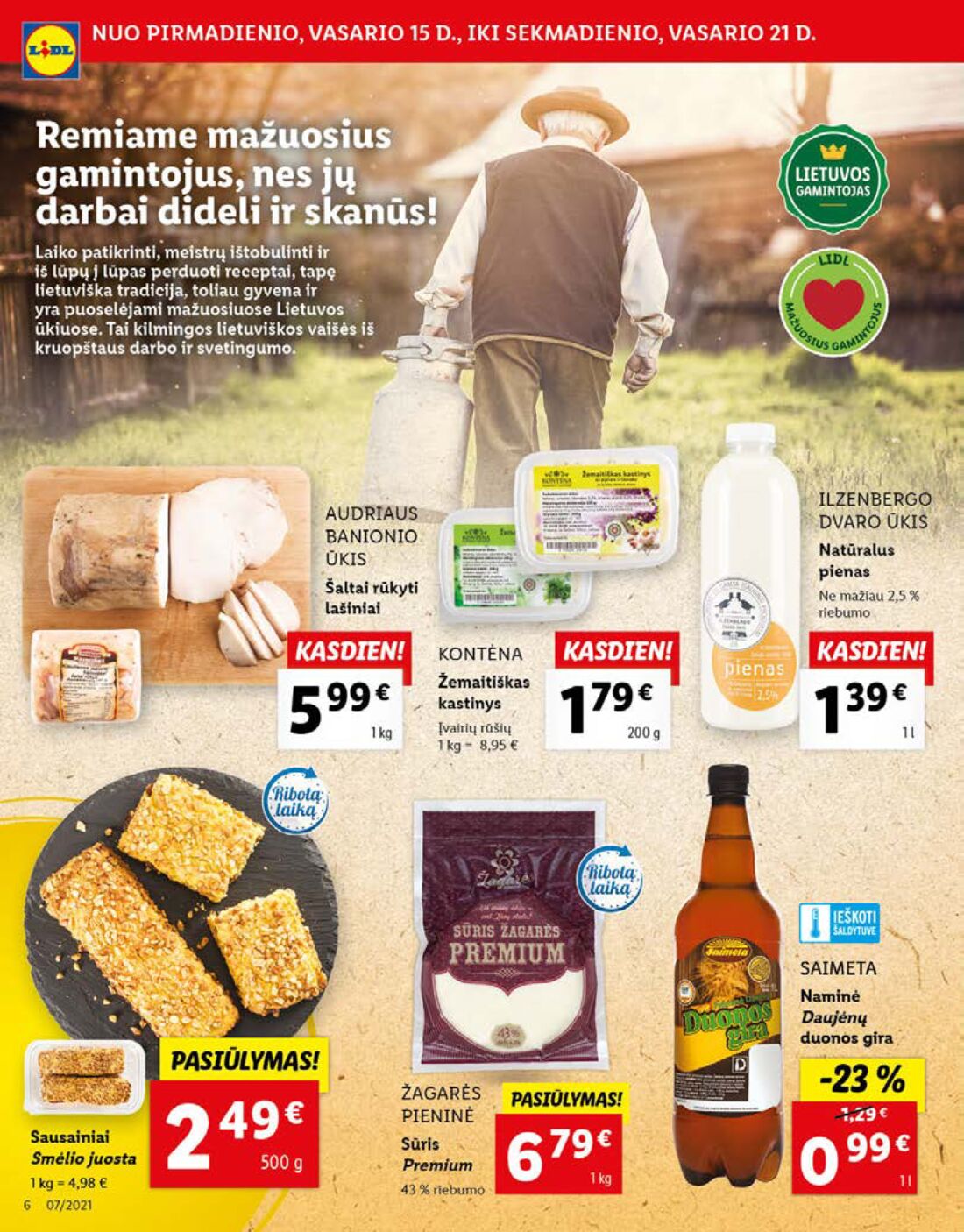 Lidl savaitinis leidinys akcijos nuo 
  2021-02-15 iki 
  2021-02-21 | Leidinukas.lt puslapis 6