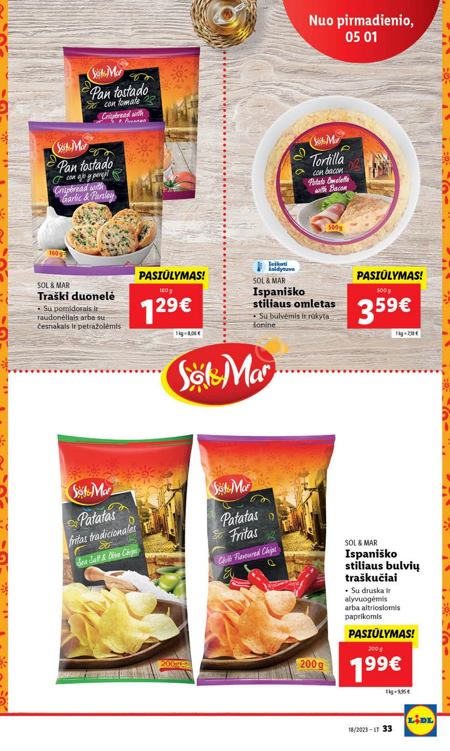 Lidl pasiūlymai akcijos nuo 
  2023-05-01 iki 
  2023-05-07 | Leidinukas.lt puslapis 33