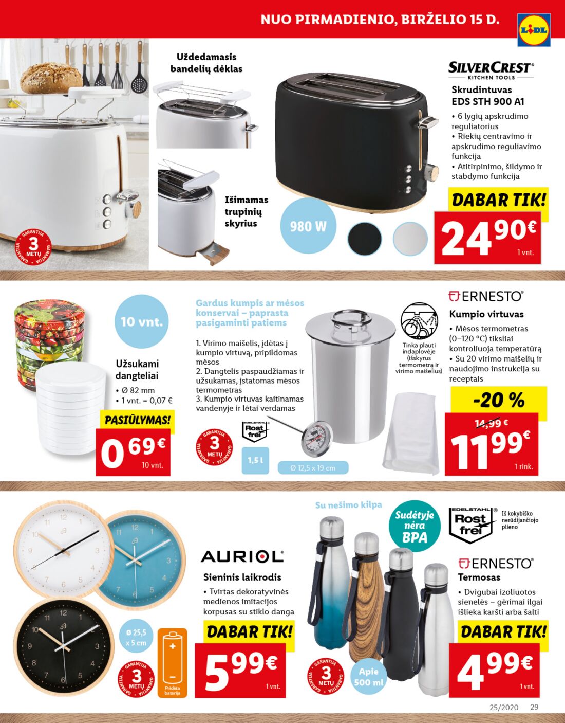 Lidl savaitinis leidinys akcijos nuo 
  2020-06-15 iki 
  2020-06-21 | Leidinukas.lt puslapis 29