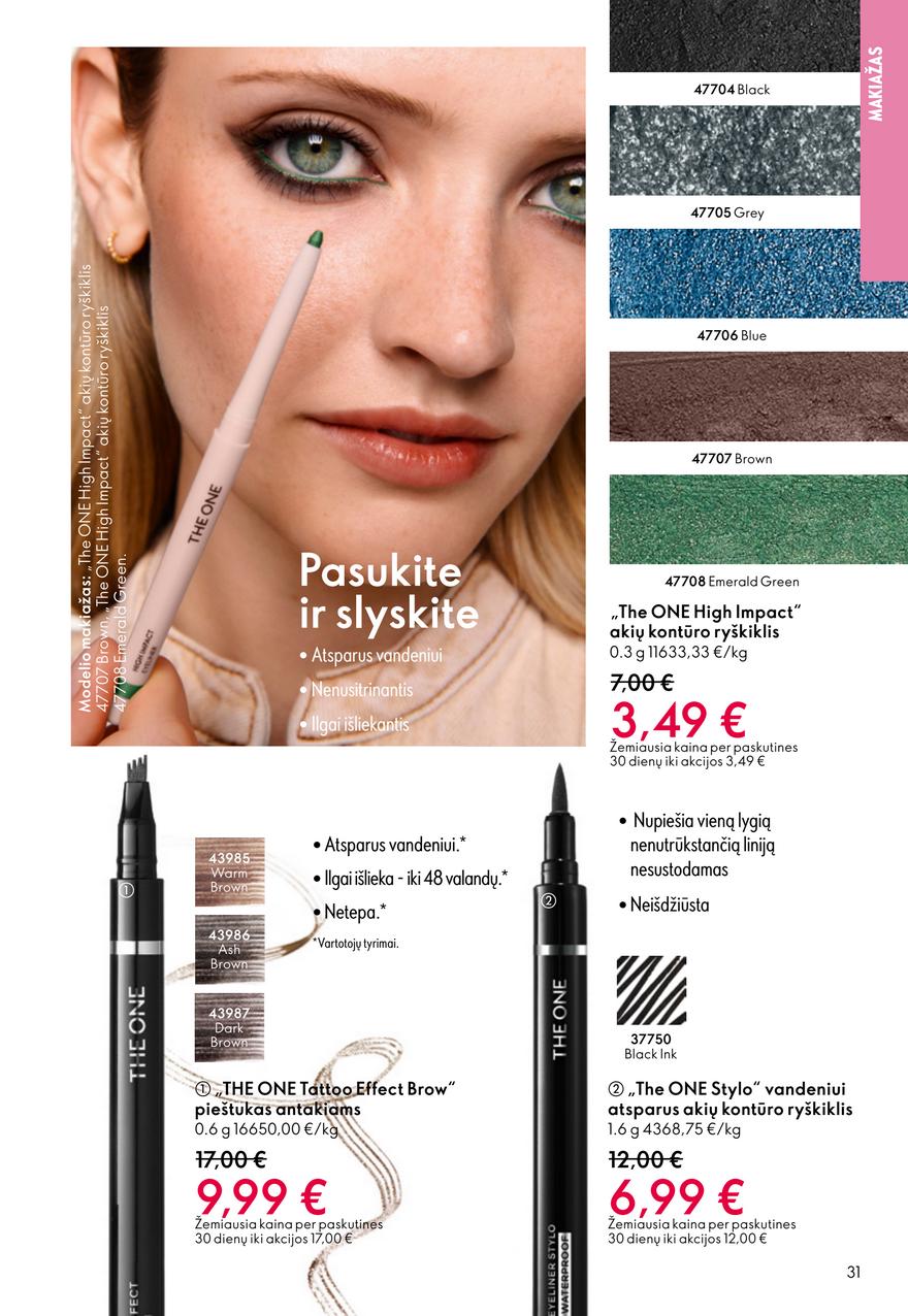 Oriflame katalogas akcijos nuo 
  2025-10-29 iki 
  2025-11-18 | Leidinukas.lt puslapis 31