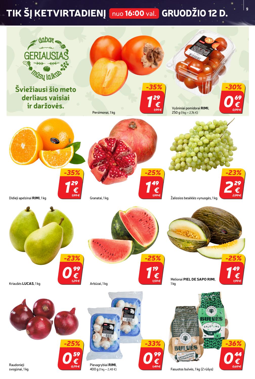 Rimi savaitinis leidinys akcijos nuo 
  2019-12-10 iki 
  2019-12-16 | Leidinukas.lt puslapis 9