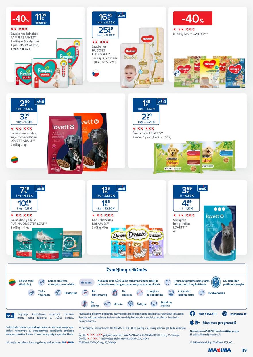 Maxima leidinys akcijos nuo 
  2024-05-28 iki 
  2024-06-03 | Leidinukas.lt puslapis 39