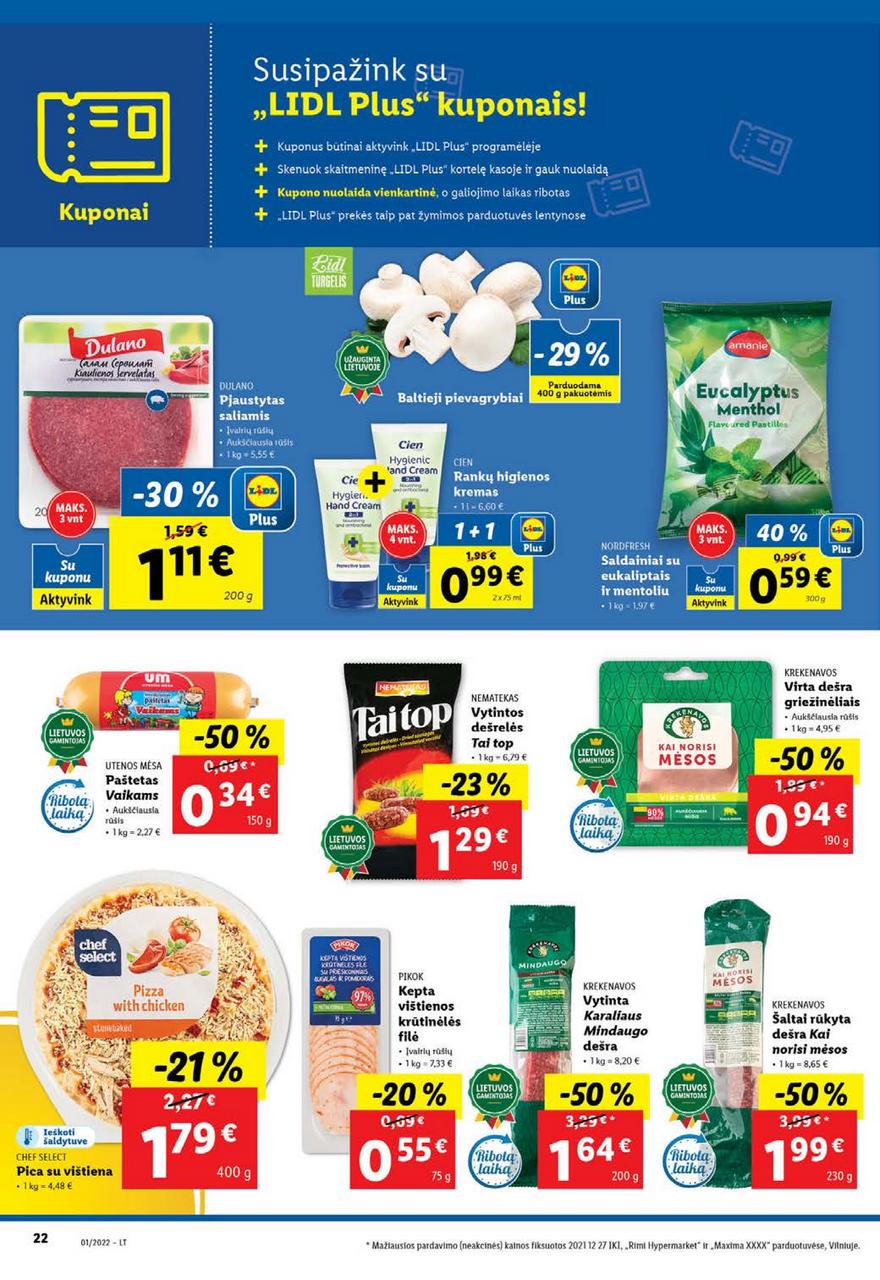 Ldil maisto leidinys akcijos nuo 
  2022-01-03 iki 
  2022-01-09 | Leidinukas.lt puslapis 22