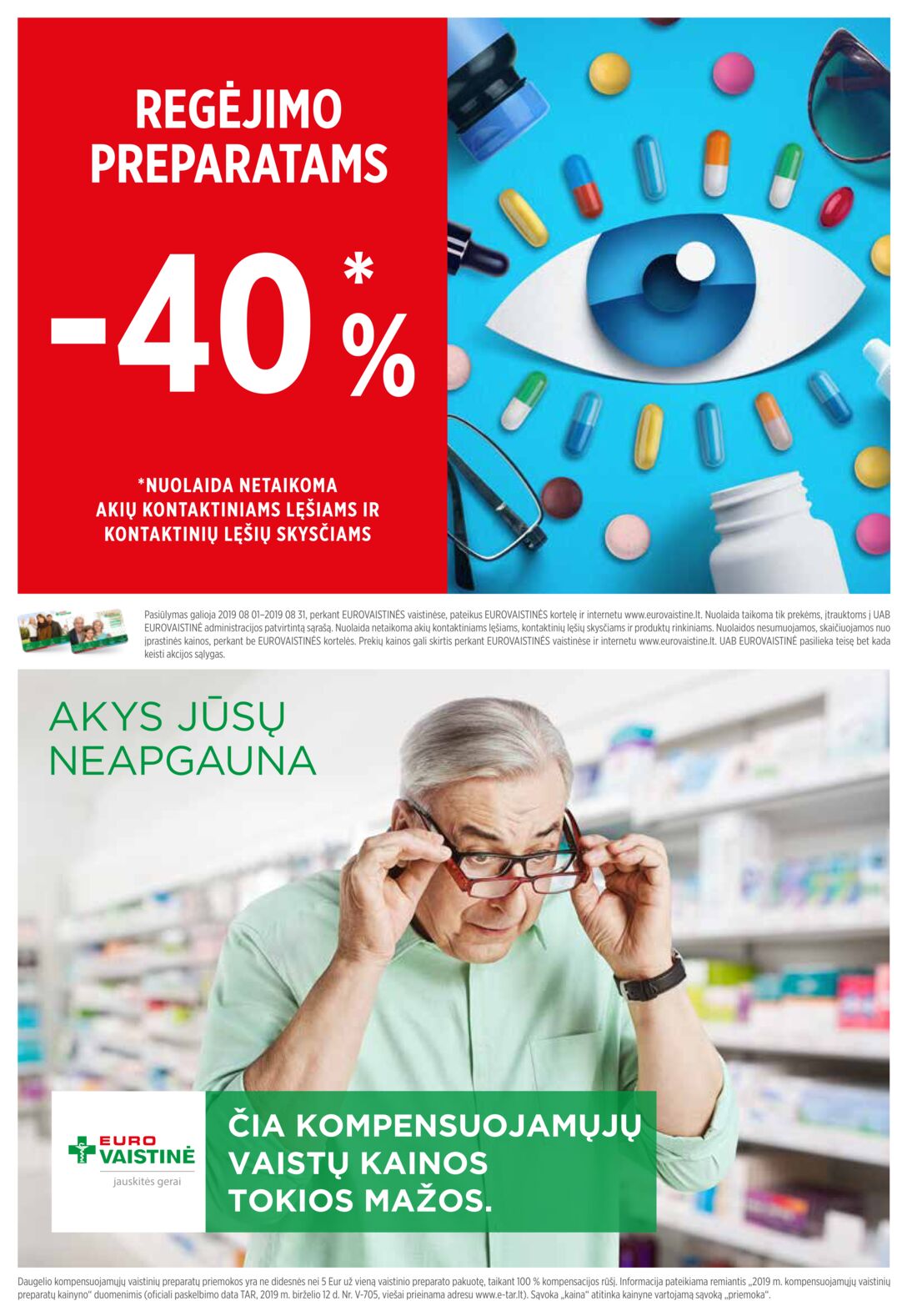 Euro vaistinė leidinys akcijos nuo 
  2019-08-01 iki 
  2019-08-31 | Leidinukas.lt puslapis 2
