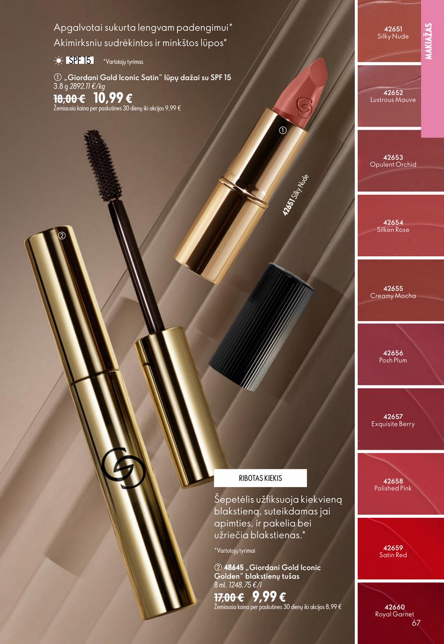 Oriflame katalogas akcijos nuo 
  2026-06-24 iki 
  2026-07-14 | Leidinukas.lt puslapis 67