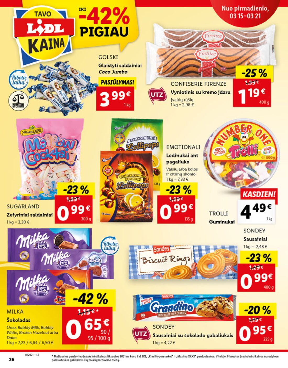 Lidl savaitinis leidinys akcijos nuo 
  0021-03-15 iki 
  2021-03-21 | Leidinukas.lt puslapis 26