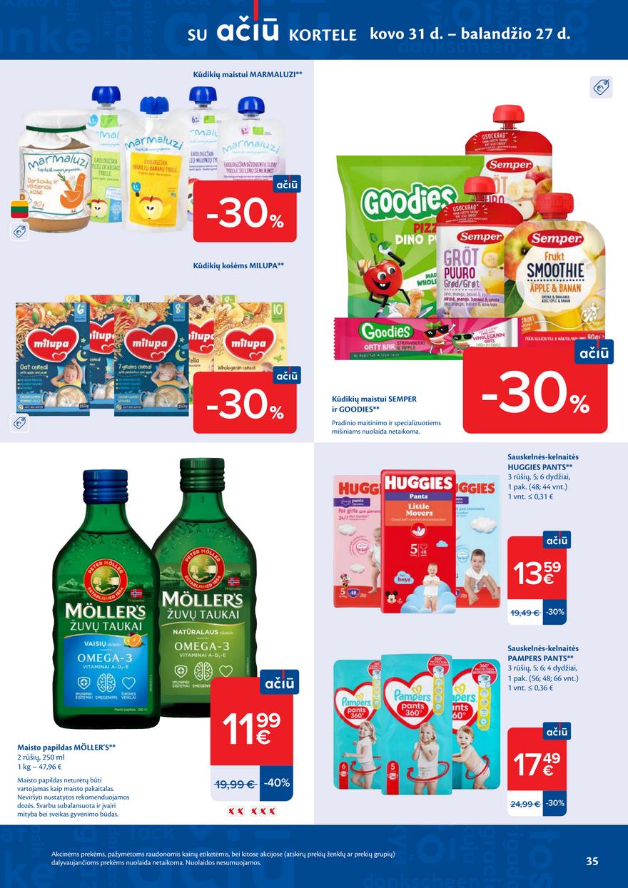 Maxima leidinys akcijos nuo 
  2026-04-07 iki 
  2026-04-13 | Leidinukas.lt puslapis 35
