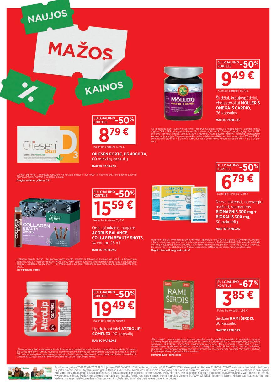 Euro vaistinė leidinys akcijos nuo 
  2022-12-01 iki 
  2022-12-31 | Leidinukas.lt puslapis 4