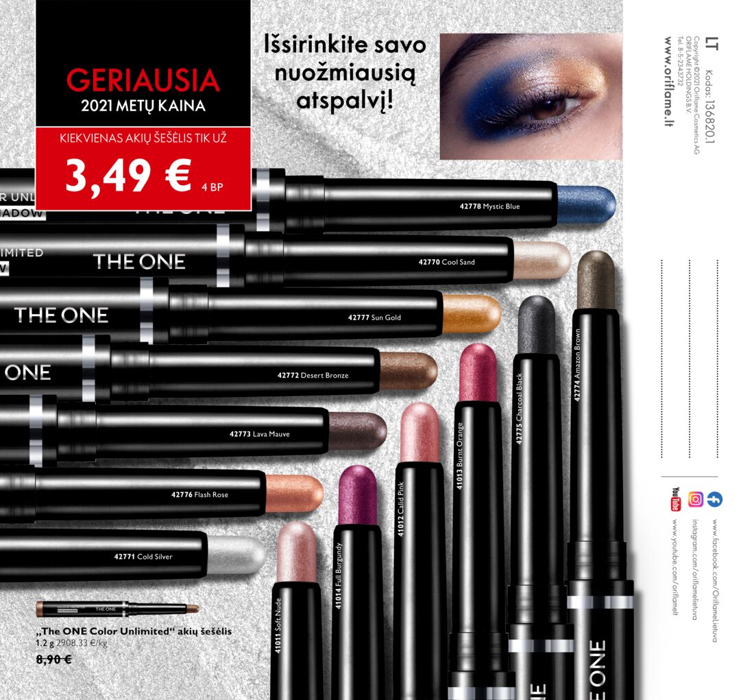 Oriflame katalogas akcijos nuo 
  2021-02-01 iki 
  2021-02-28 | Leidinukas.lt puslapis 77