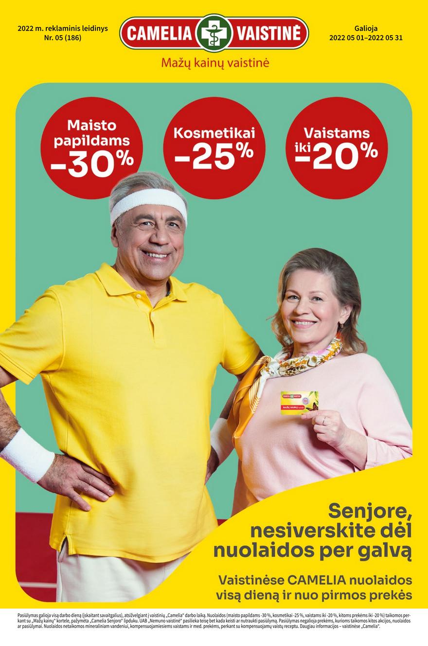 Camelia gegužės leidinys akcijos nuo 
  2022-05-01 iki 
  2022-05-31 | Leidinukas.lt puslapis 1