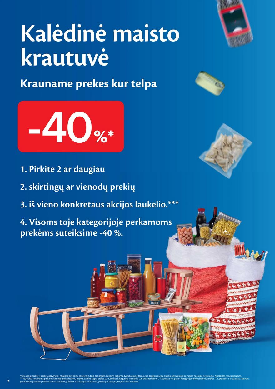 Maxima savaitinis leidinys 50 akcijos nuo
2024-12-10 iki
2024-12-16 | Leidinukas.lt puslapis 2