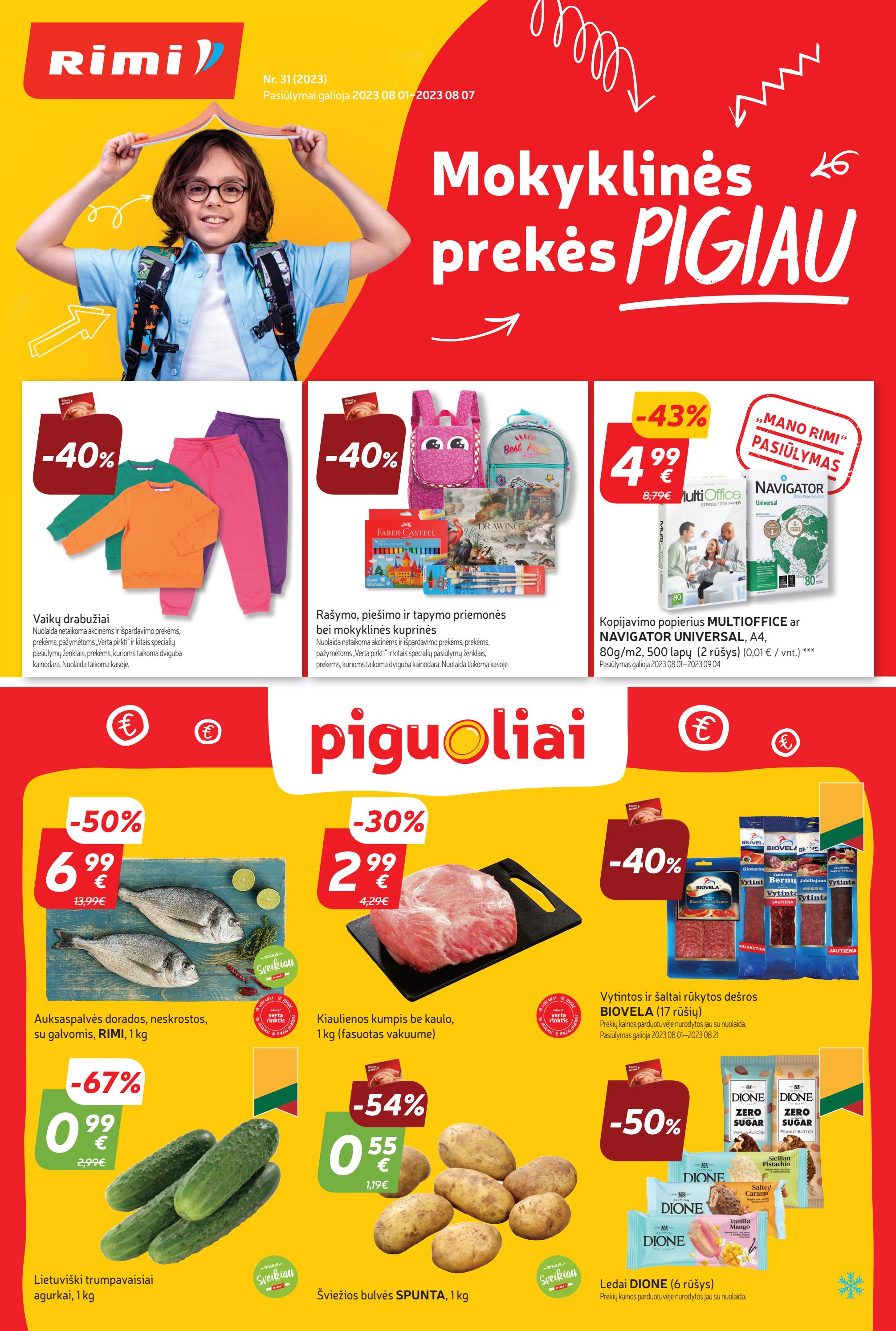 Rimi savaitinis leidinys akcijos nuo 
  2023-08-01 iki 
  2023-08-07 | Leidinukas.lt puslapis 1