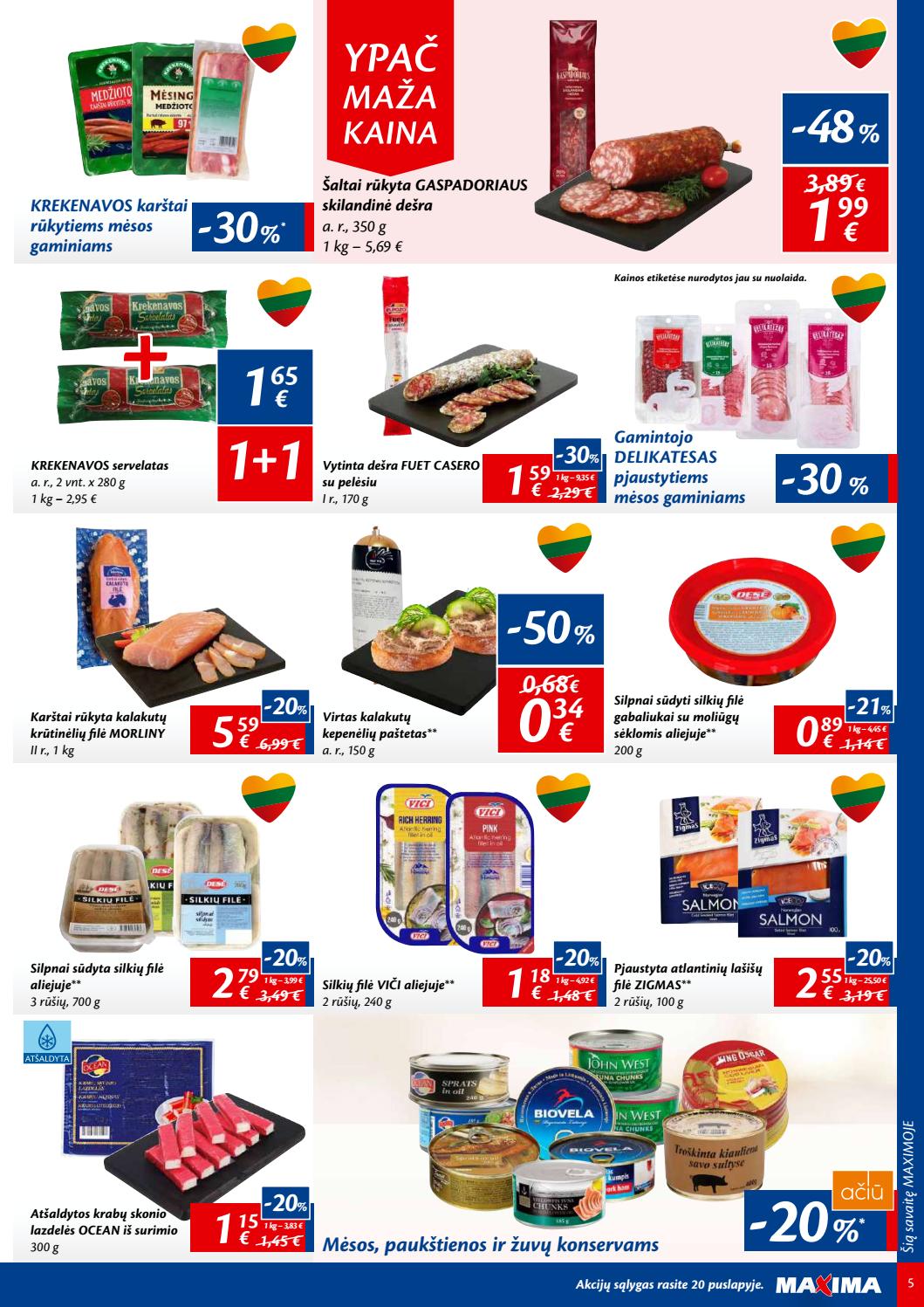 Maxima kaininis leidinys akcijos nuo 
  2019-06-18 iki 
  2019-06-24 | Leidinukas.lt puslapis 5