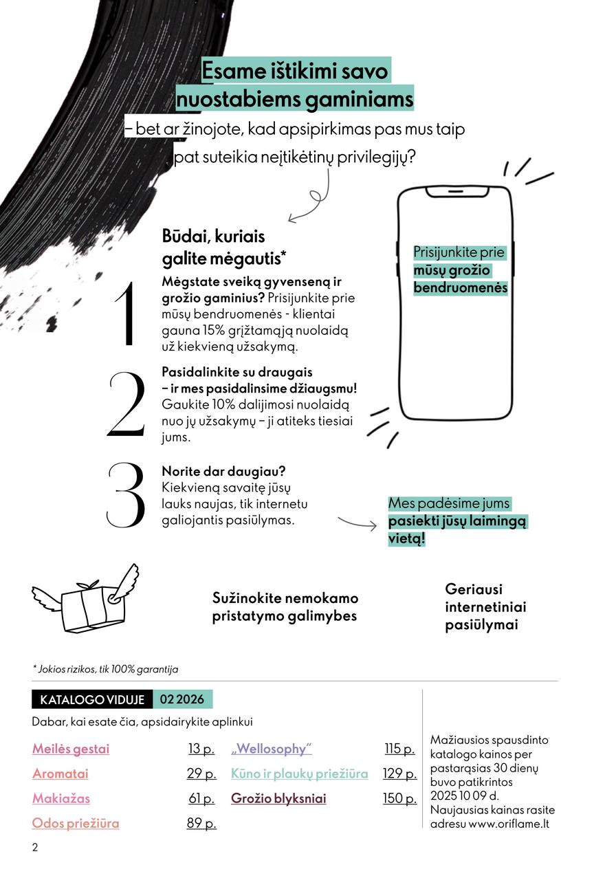 Oriflame katalogas akcijos nuo 
  2026-01-28 iki 
  2026-02-17 | Leidinukas.lt puslapis 2