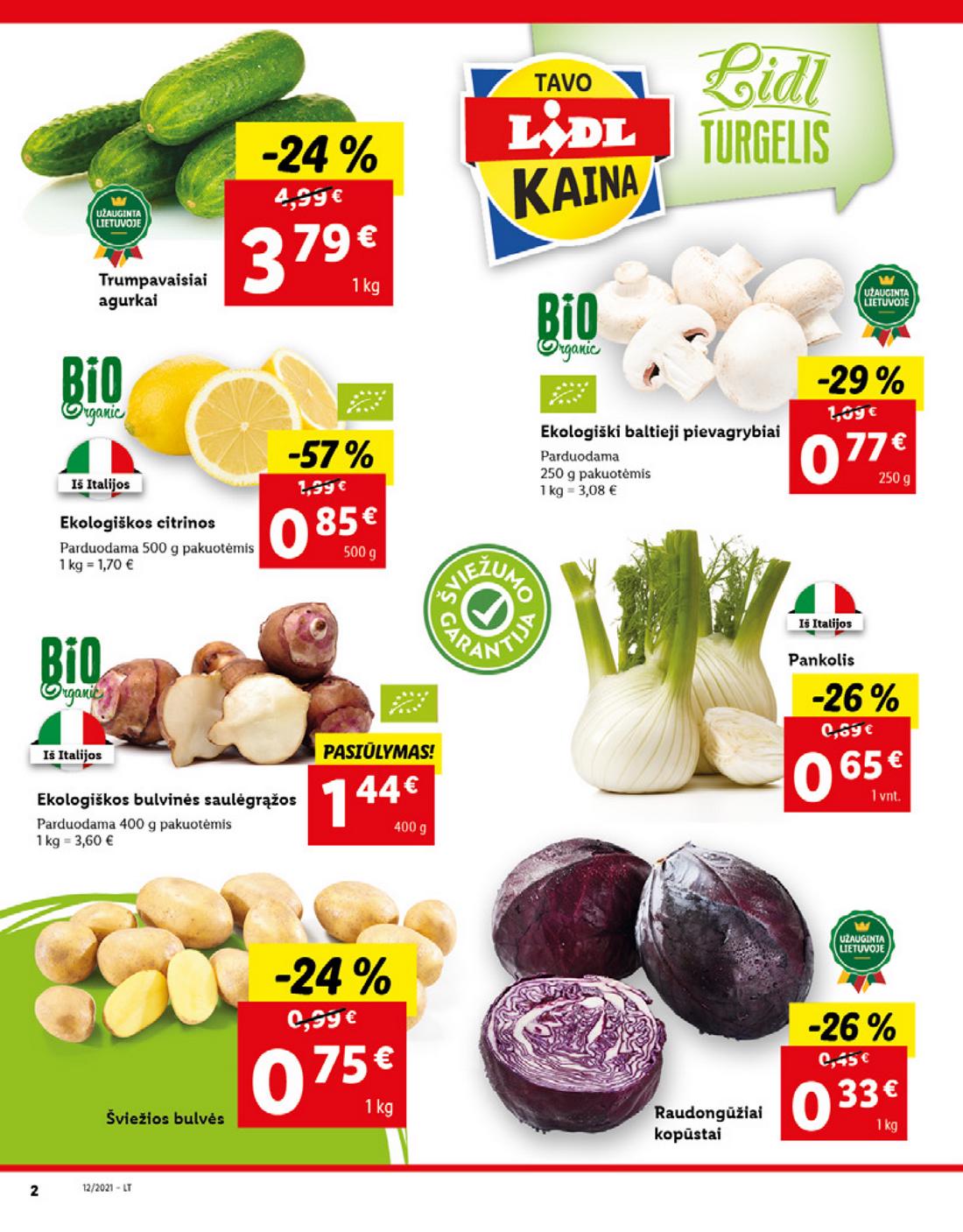 Lidl maisto prekių pasiūlymai akcijos nuo 
  2021-03-22 iki 
  2021-03-28 | Leidinukas.lt puslapis 2