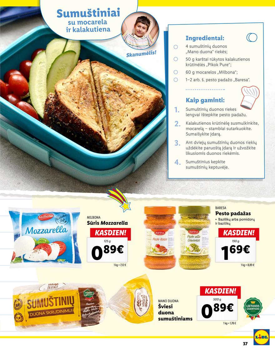 Lidl pasiūlymai akcijos nuo 
  2022-07-28 iki 
  2022-08-31 | Leidinukas.lt puslapis 37