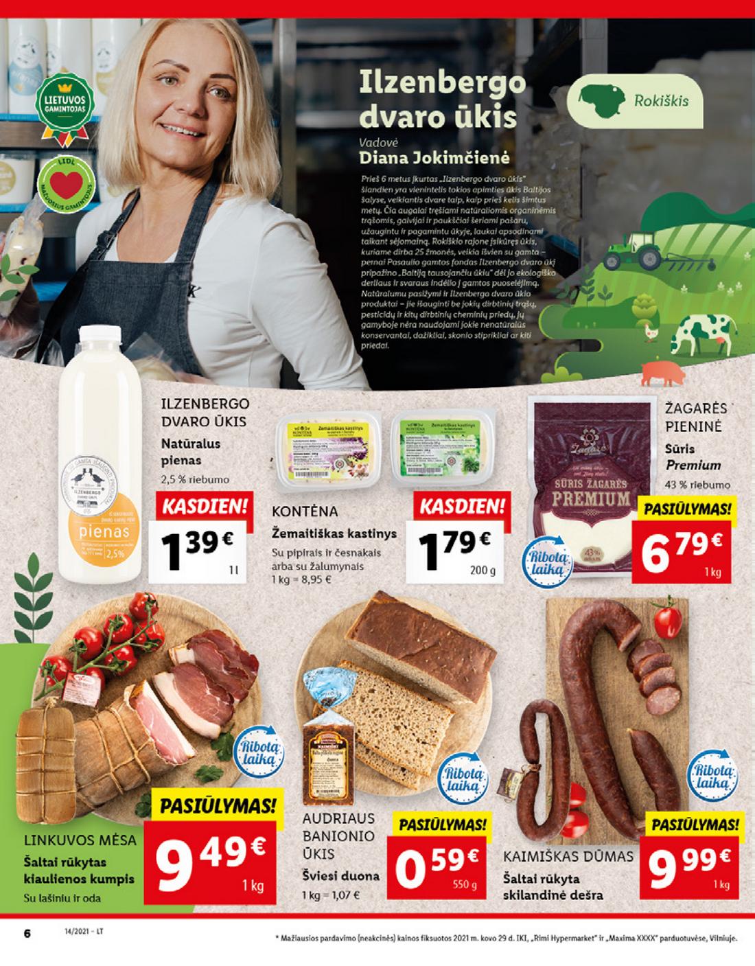 Lidl maisto prekių pasiūlymai akcijos nuo 
  2021-04-05 iki 
  2021-04-11 | Leidinukas.lt puslapis 6
