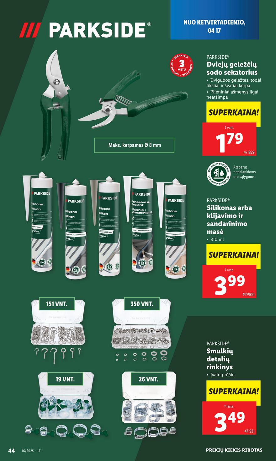 Lidl ne maisto leidinys akcijos nuo 
  2025-04-14 iki 
  2025-04-19 | Leidinukas.lt puslapis 38