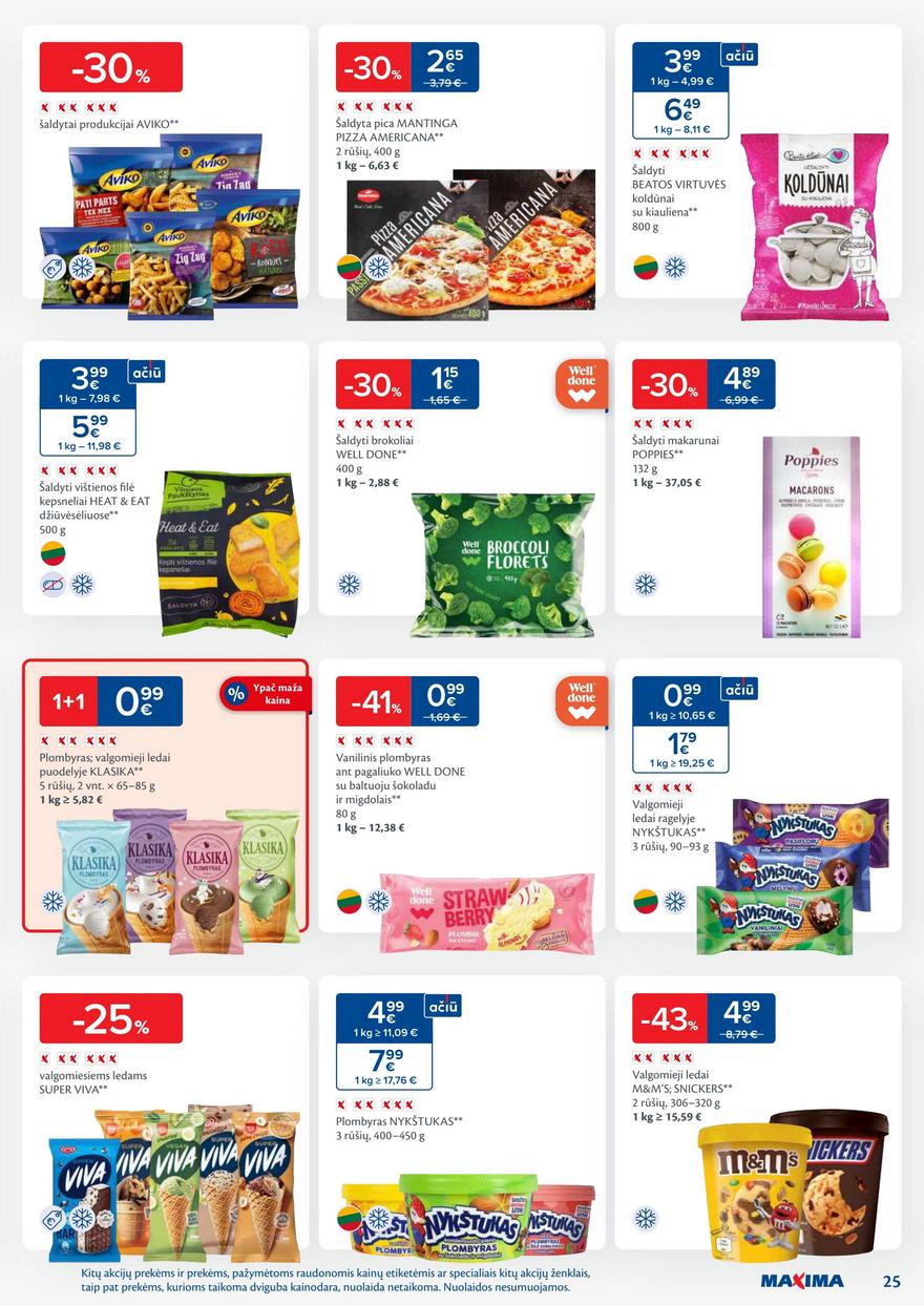 Maxima savaitinis leidinys 40 akcijos nuo 
  2024-10-01 iki 
  2024-10-07 | Leidinukas.lt puslapis 25