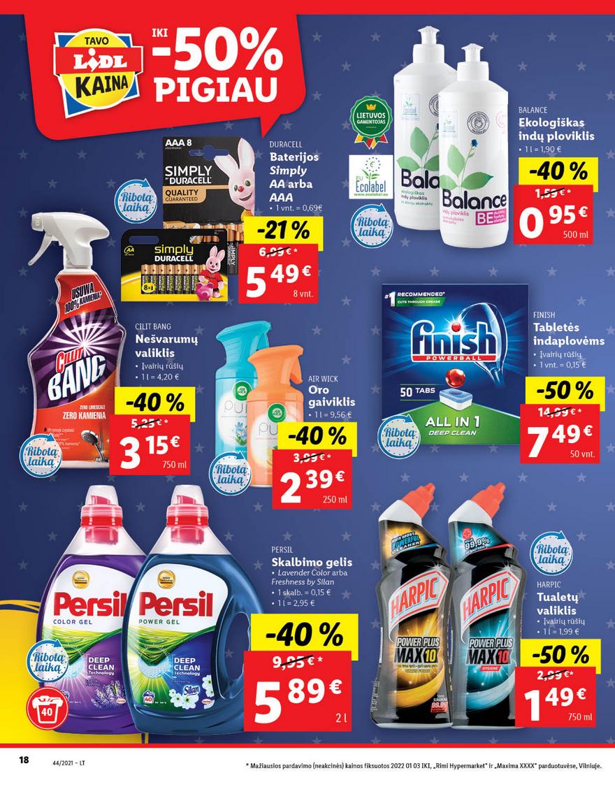 Lidl maisto prekių pasiūlymai akcijos nuo 
  2022-01-10 iki 
  2022-01-16 | Leidinukas.lt puslapis 18