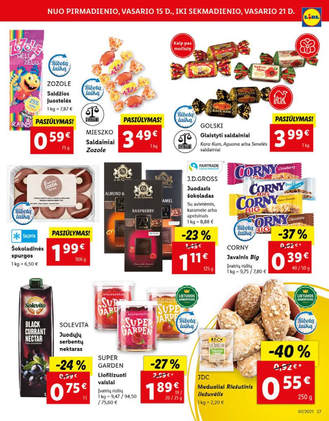 Lidl savaitinis leidinys akcijos nuo 
  2021-02-15 iki 
  2021-02-21 | Leidinukas.lt puslapis 27