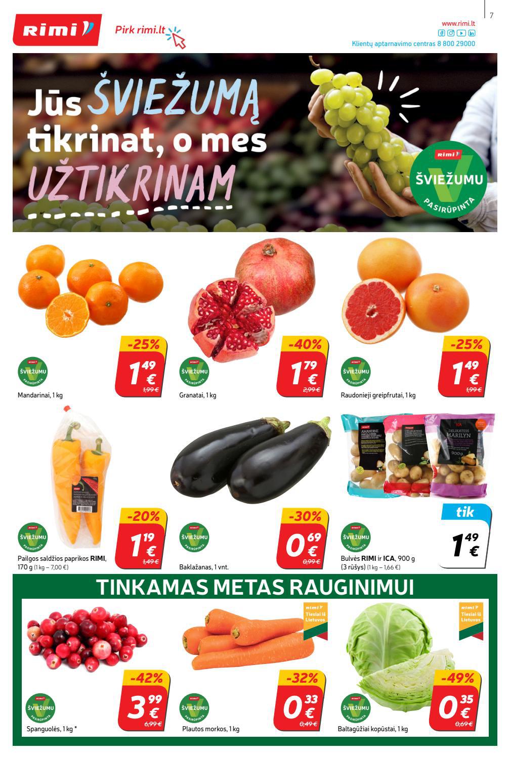 Rimi savaitinis leidinys akcijos nuo 
  2021-11-03 iki 
  2021-11-08 | Leidinukas.lt puslapis 7