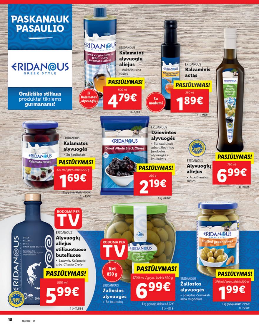 Lidl maisto prekių pasiūlymai akcijos nuo 
  2022-03-21 iki 
  2022-03-27 | Leidinukas.lt puslapis 18