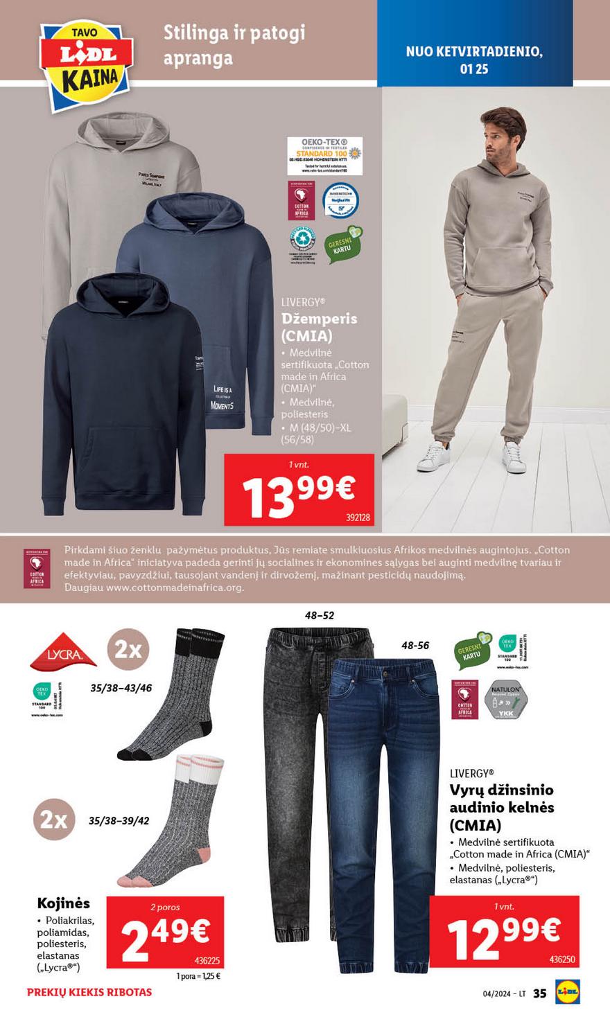 Lidl pasiūlymai akcijos nuo 
  2024-01-22 iki 
  2024-01-28 | Leidinukas.lt puslapis 35