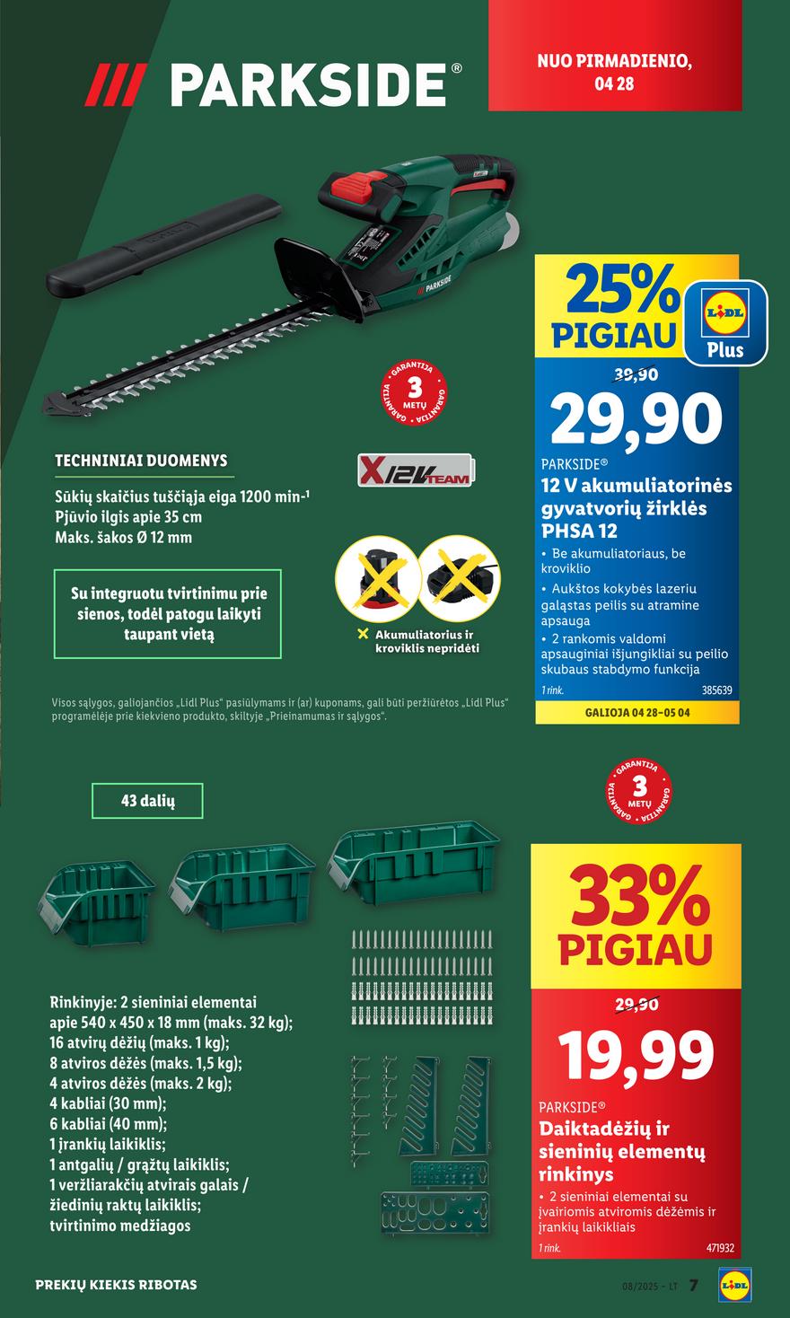 Lidl leidinys akcijos nuo 
  2025-04-28 iki 
  2025-05-04 | Leidinukas.lt puslapis 7