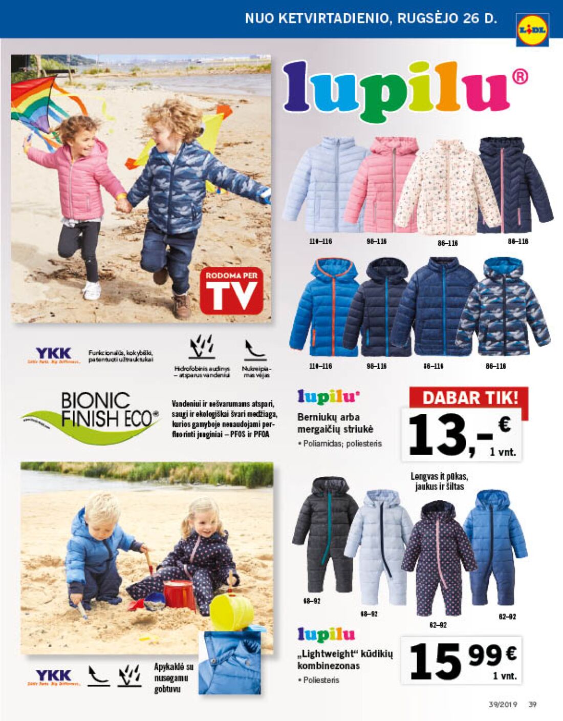 Lidl savaitinis leidinys akcijos nuo 
  2019-09-23 iki 
  2019-09-29 | Leidinukas.lt puslapis 39
