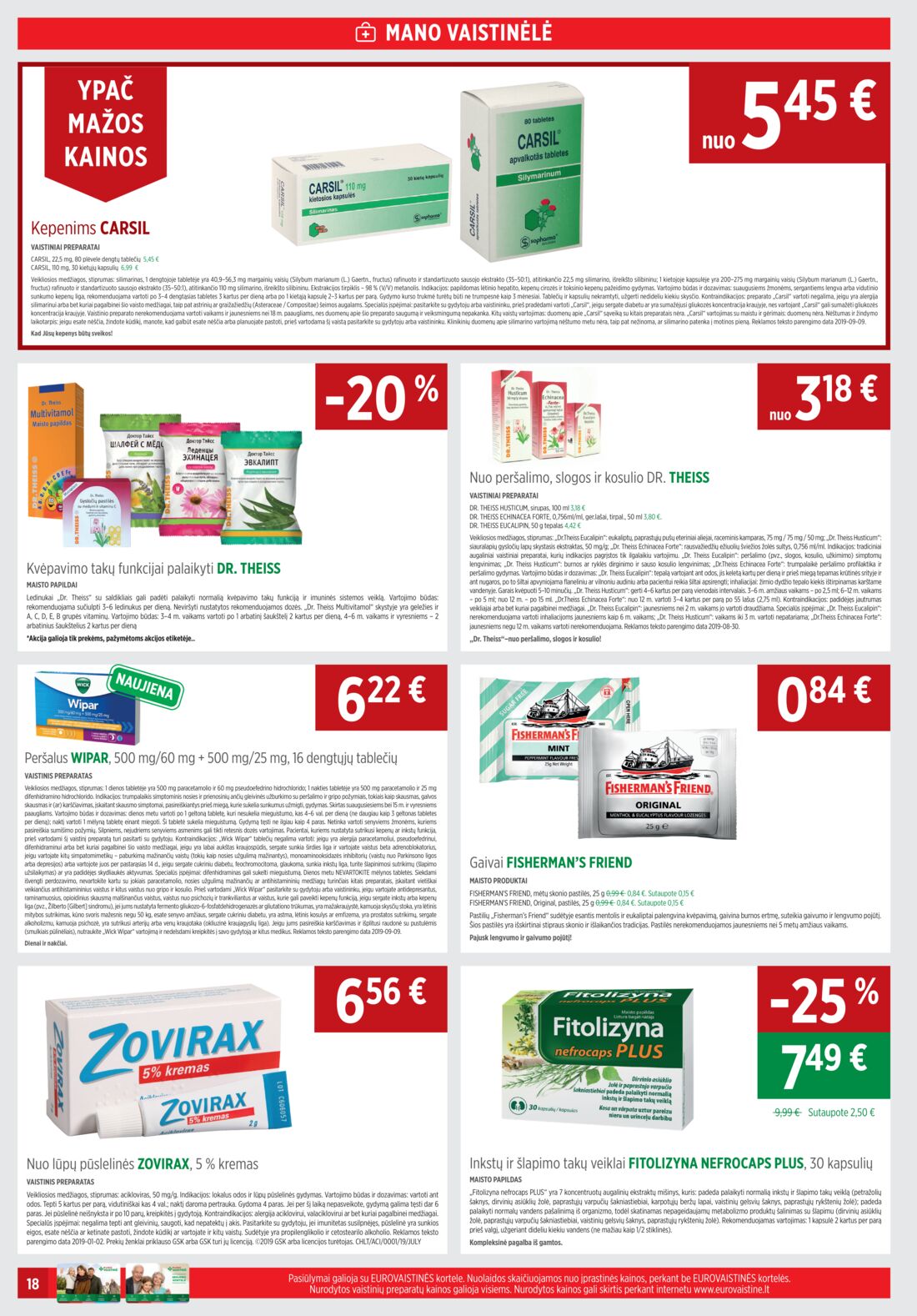 Euro vaistinė leidinys akcijos nuo 
  2019-10-01 iki 
  2019-10-31 | Leidinukas.lt puslapis 18