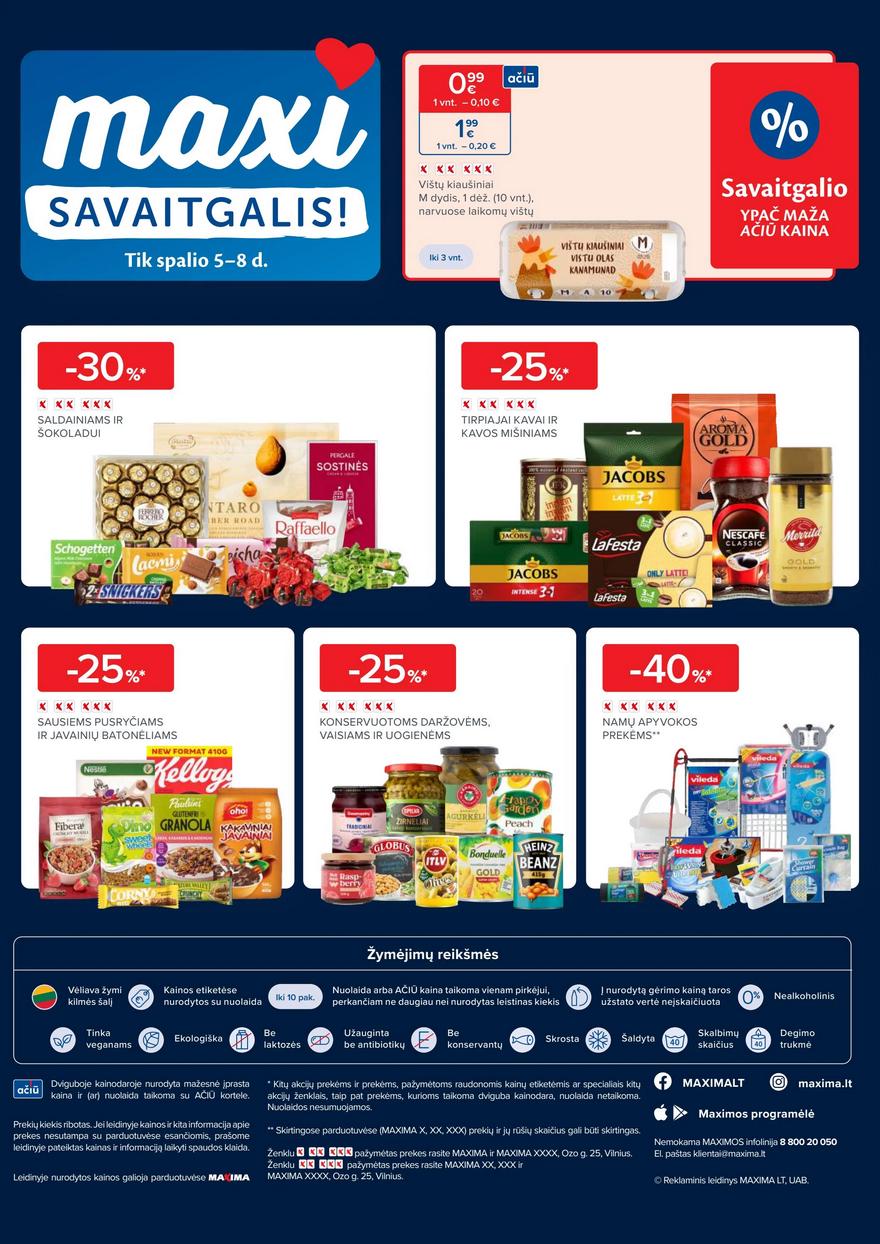 Maxima kaininis leidinys akcijos nuo 
  2023-10-03 iki 
  2023-10-09 | Leidinukas.lt puslapis 36