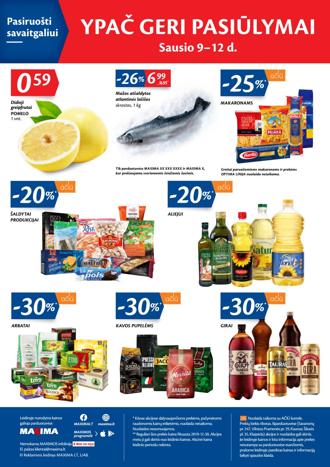 Maxima kaininis leidinys akcijos nuo 
  2020-01-07 iki 
  2020-01-13 | Leidinukas.lt puslapis 16