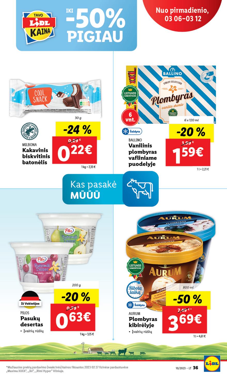 Lidl pasiūlymai akcijos nuo 
  2023-03-03 iki 
  2023-03-12 | Leidinukas.lt puslapis 36