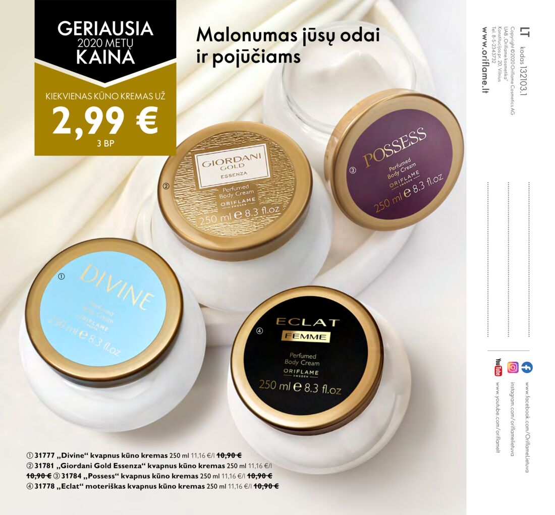 Oriflame katalogas akcijos nuo 
  2020-09-01 iki 
  2020-09-30 | Leidinukas.lt puslapis 69