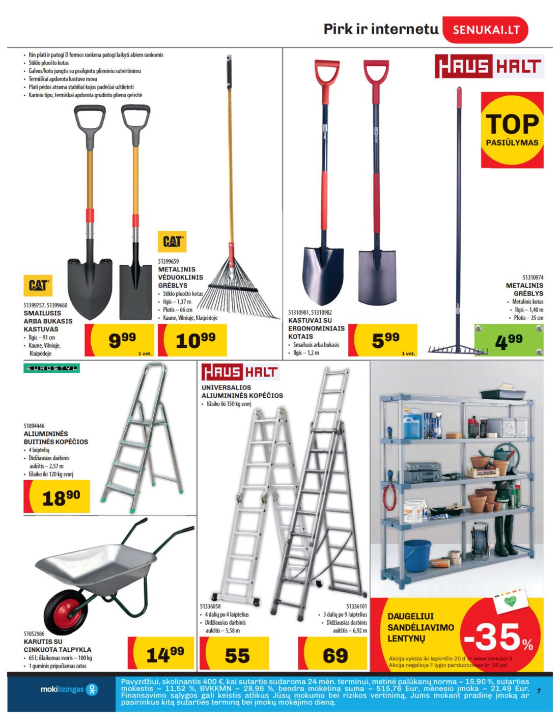 Senukai reklaminis leidinys akcijos nuo 
  2019-10-31 iki 
  2019-11-18 | Leidinukas.lt puslapis 7