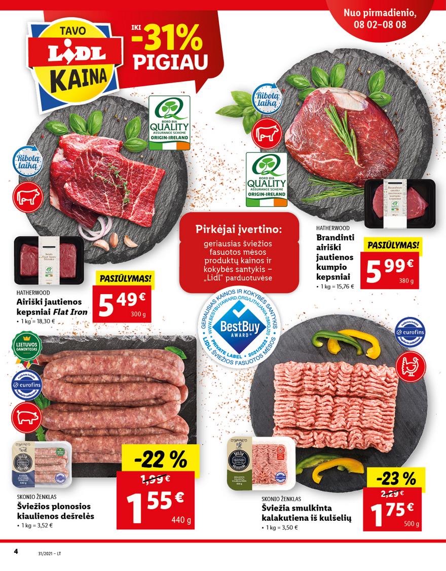Lidl maisto prekių pasiūlymai akcijos nuo 
  2021-08-02 iki 
  2021-08-08 | Leidinukas.lt puslapis 4