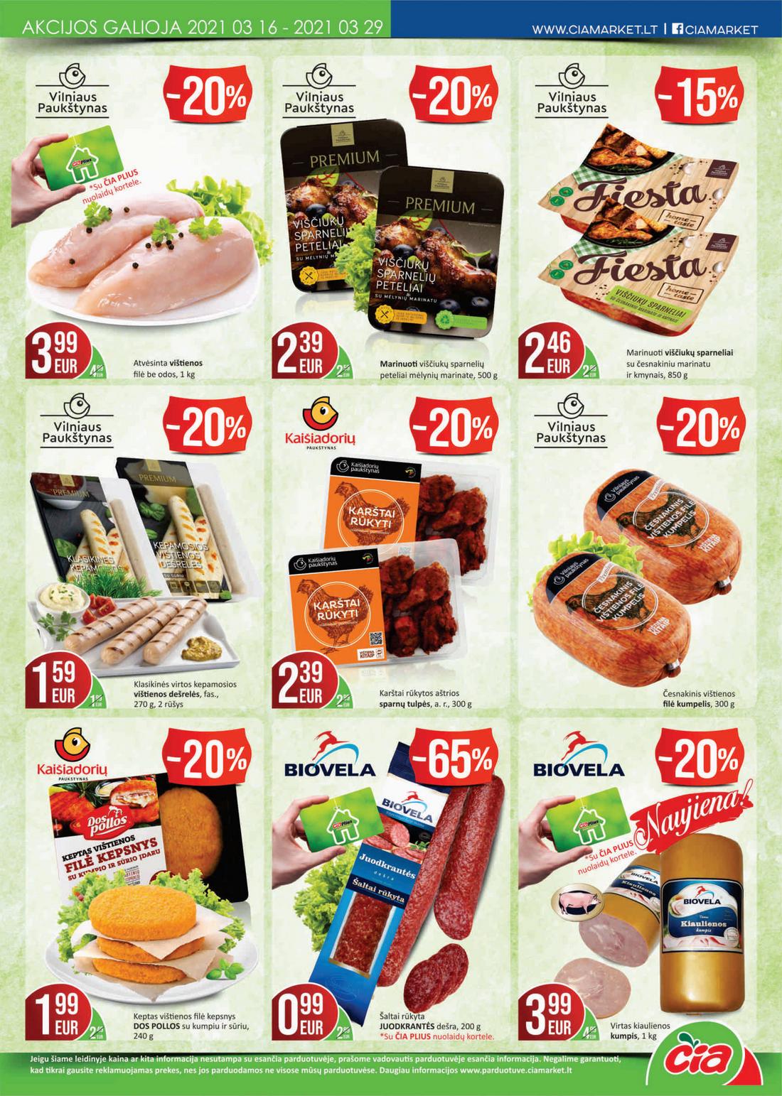 Čia market leidinys akcijos nuo 
  2021-03-16 iki 
  2021-03-29 | Leidinukas.lt puslapis 3