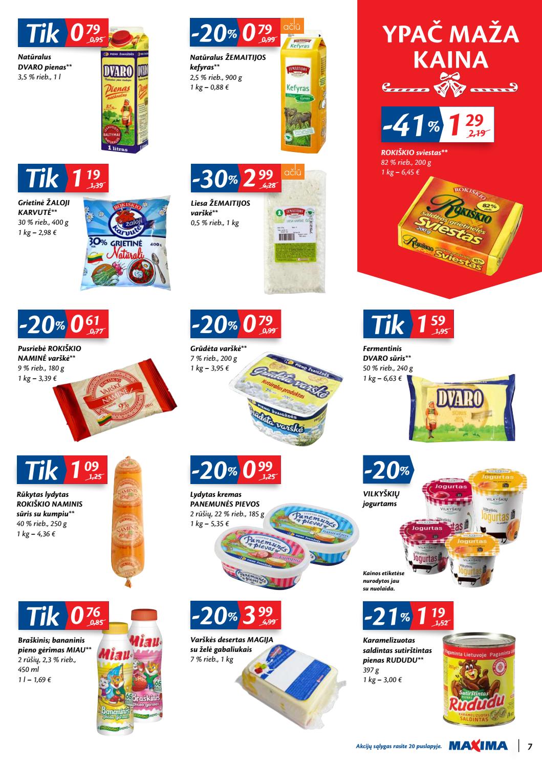 Maxima kaininis leidinys akcijos nuo 
  2019-12-10 iki 
  2019-12-16 | Leidinukas.lt puslapis 7
