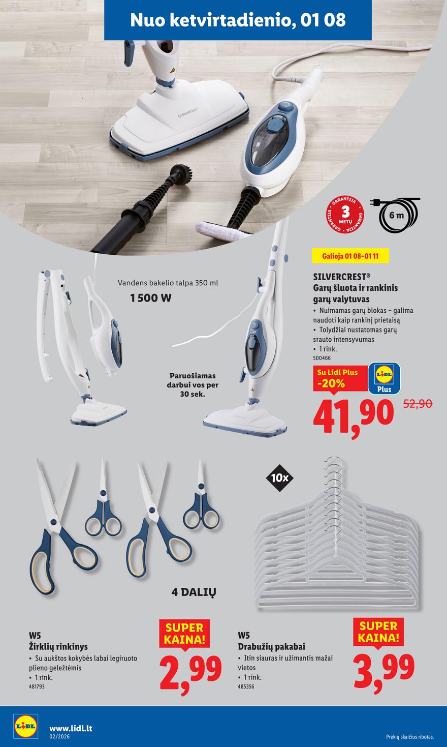 Lidl leidinys akcijos nuo 
  2026-01-05 iki 
  2026-01-11 | Leidinukas.lt puslapis 26