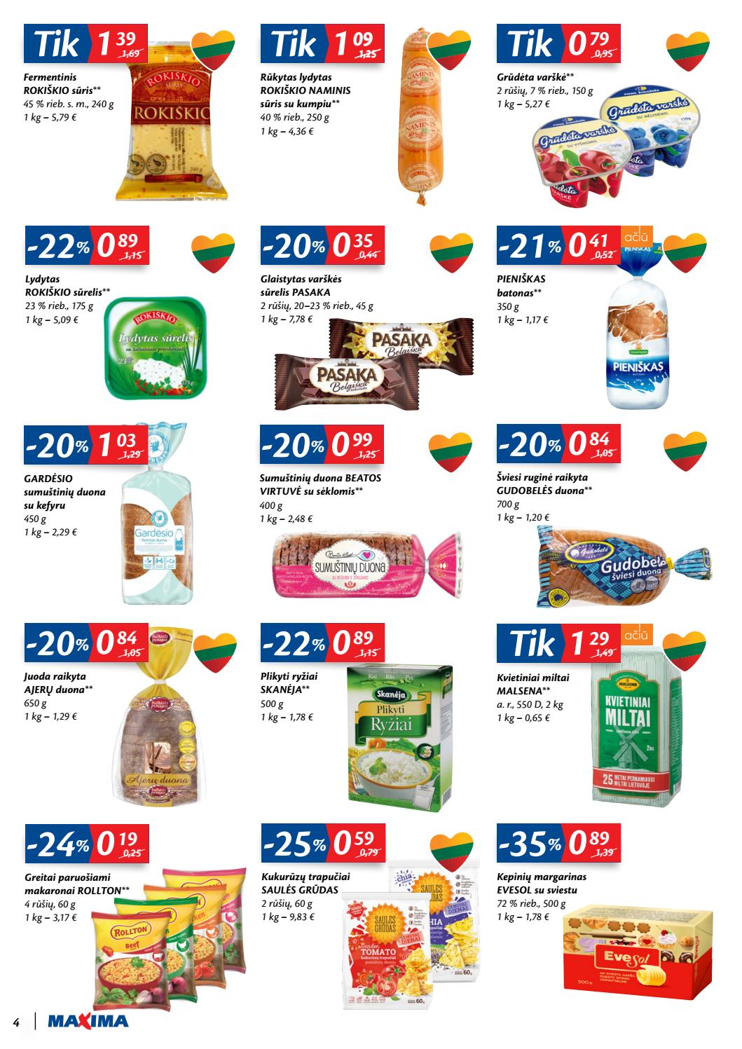 Maxima kaininis leidinys akcijos nuo 
  2020-03-24 iki 
  2020-03-30 | Leidinukas.lt puslapis 4
