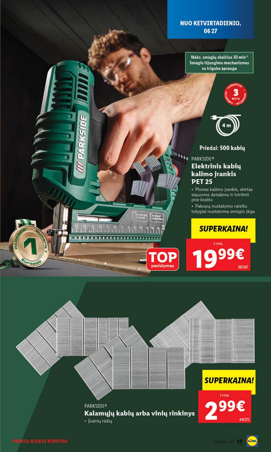 Lidl leidinys akcijos nuo 
  2024-06-24 iki 
  2024-06-30 | Leidinukas.lt puslapis 17