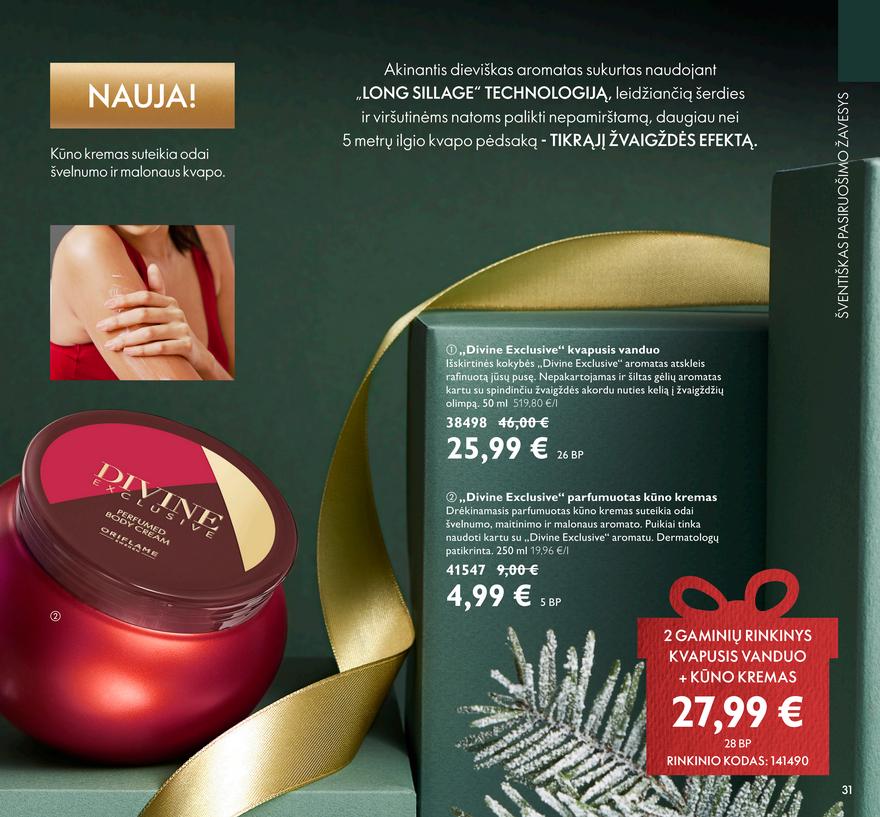 Oriflame katalogas akcijos nuo 
  2021-12-01 iki 
  2021-12-31 | Leidinukas.lt puslapis 31