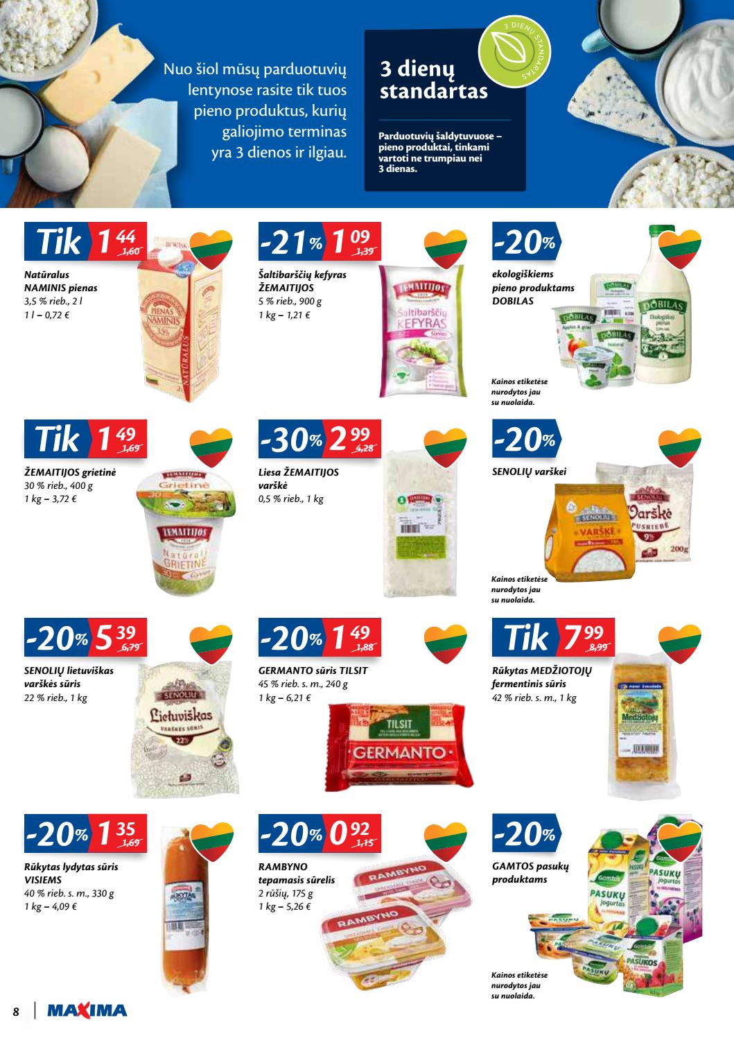 Maxima kaininis leidinys akcijos nuo 
  2020-07-28 iki 
  2020-08-03 | Leidinukas.lt puslapis 8