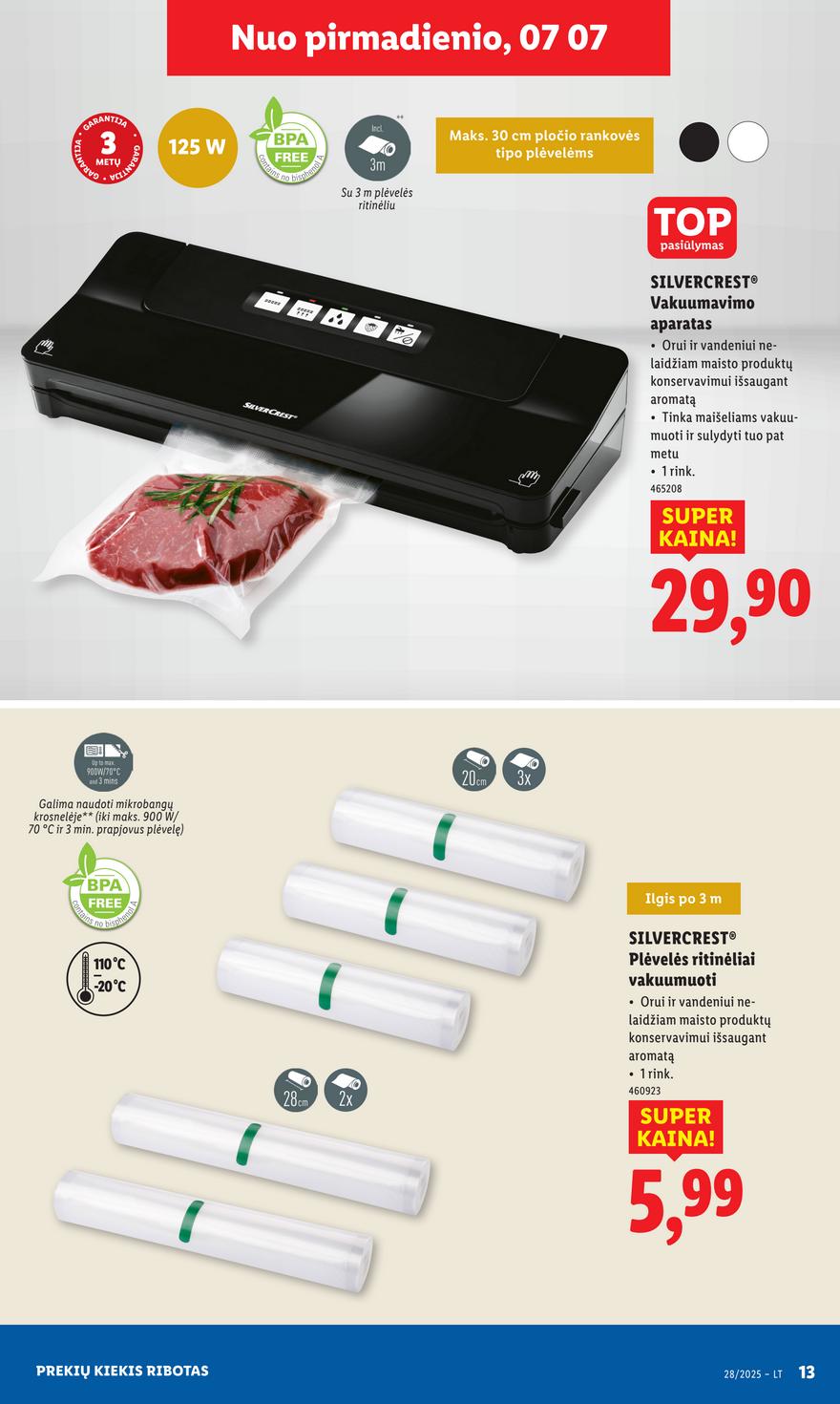 Lidl ne maisto leidinys akcijos nuo 
  2025-07-07 iki 
  2025-07-13 | Leidinukas.lt puslapis 13