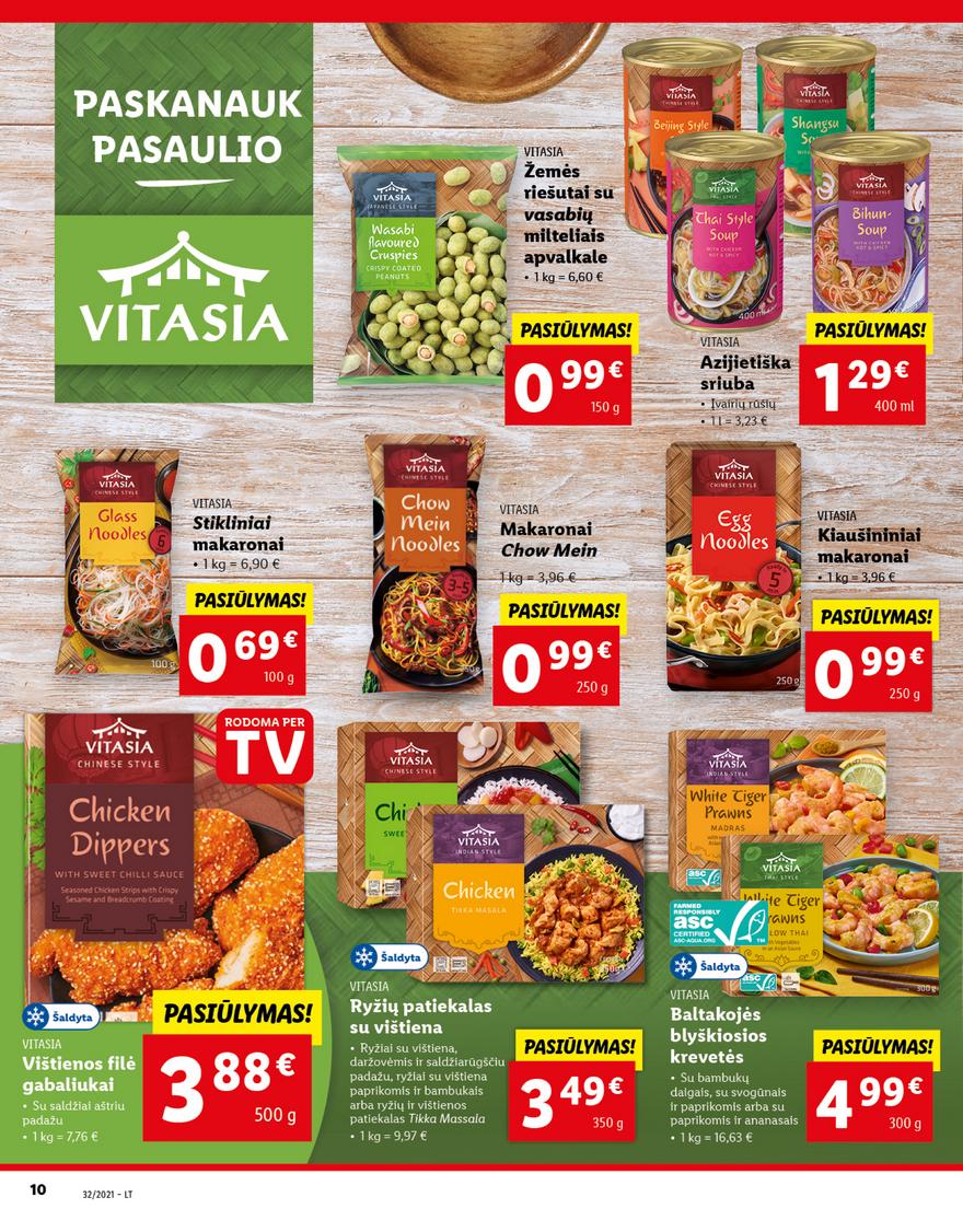 Lidl maisto prekių pasiūlymai akcijos nuo 
  2021-08-09 iki 
  2021-08-15 | Leidinukas.lt puslapis 10