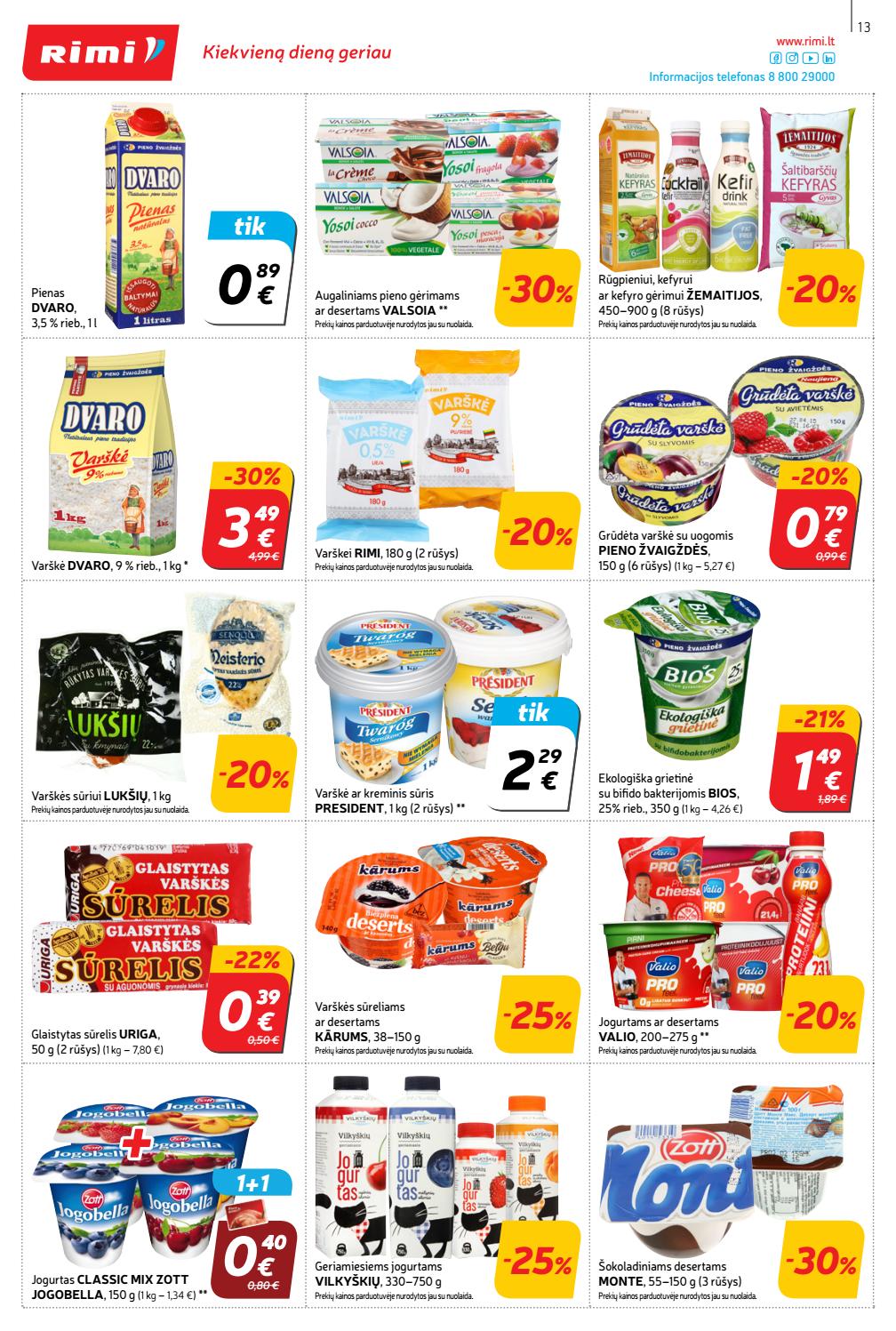 Rimi savaitinis leidinys akcijos nuo 
  2019-11-05 iki 
  2019-11-11 | Leidinukas.lt puslapis 13