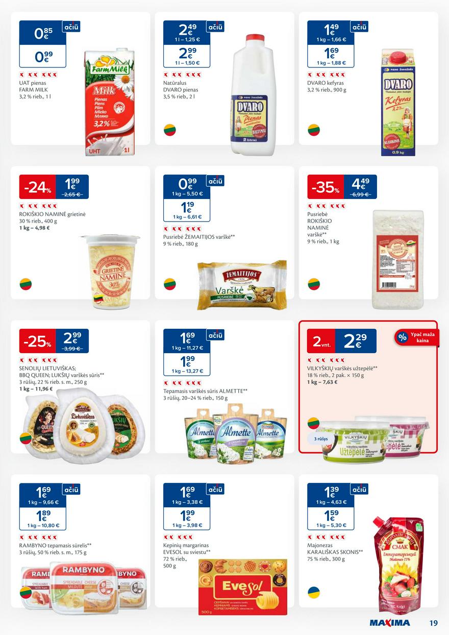 Maxima leidinys akcijos nuo 
  2024-03-19 iki 
  2024-03-25 | Leidinukas.lt puslapis 19